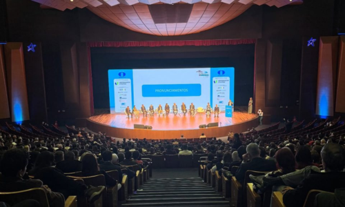 Especialistas em mesa redonda durante o congresso Ibracon 2026 em Natal