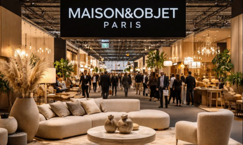 Exposição de mobiliário de luxo e objetos decorativos na Maison&Objet Paris 2026