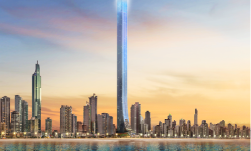 Maquete digital e projeção - Verticalização urbana e o futuro com o Senna Tower em SC arquitetônica do Senna Tower em Balneário Camboriú — Foto: Divulgação / FG Empreendimentos