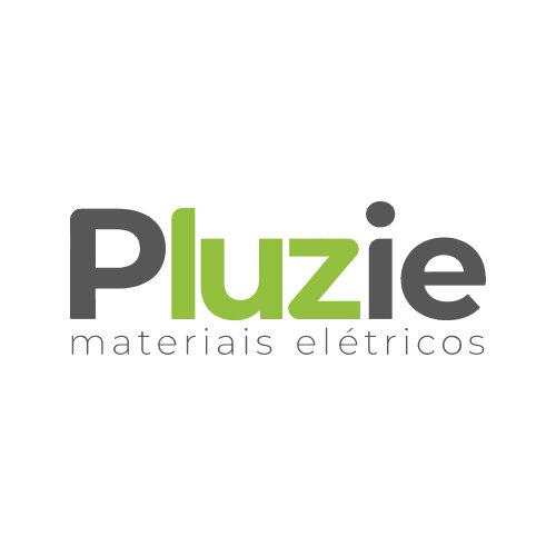 Logotipo oficial da fábrica Pluzie Materiais Elétricos.