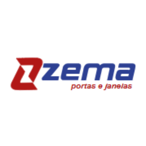 Logotipo oficial da empresa Zema Portas e Janelas.